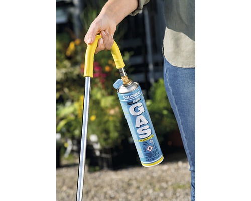 GLORIA Thermoflamm bio Classic PLUS - Onkruidbrander, onkruidverdelger, gasbrander, grill aansteker, tegen onkruid, vlamonkruidverdelger incl. gasbus