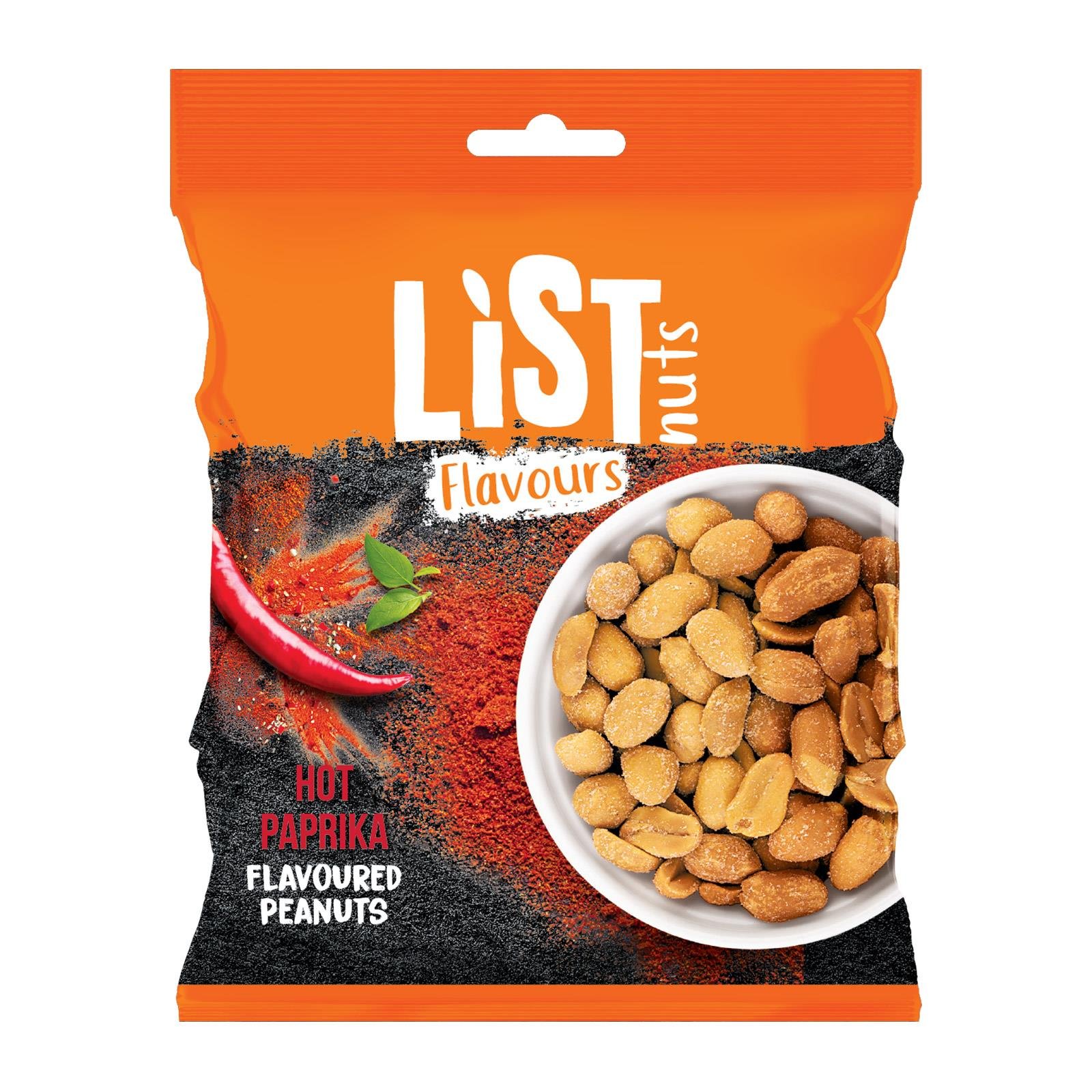 List Nuts Erdnüsse Hot Paprika