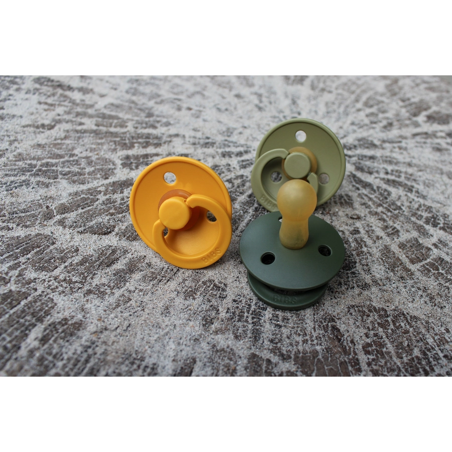 BIBS® Schnuller Colour Sage  Hunter Green 0-6 Monate, 4 Stk.