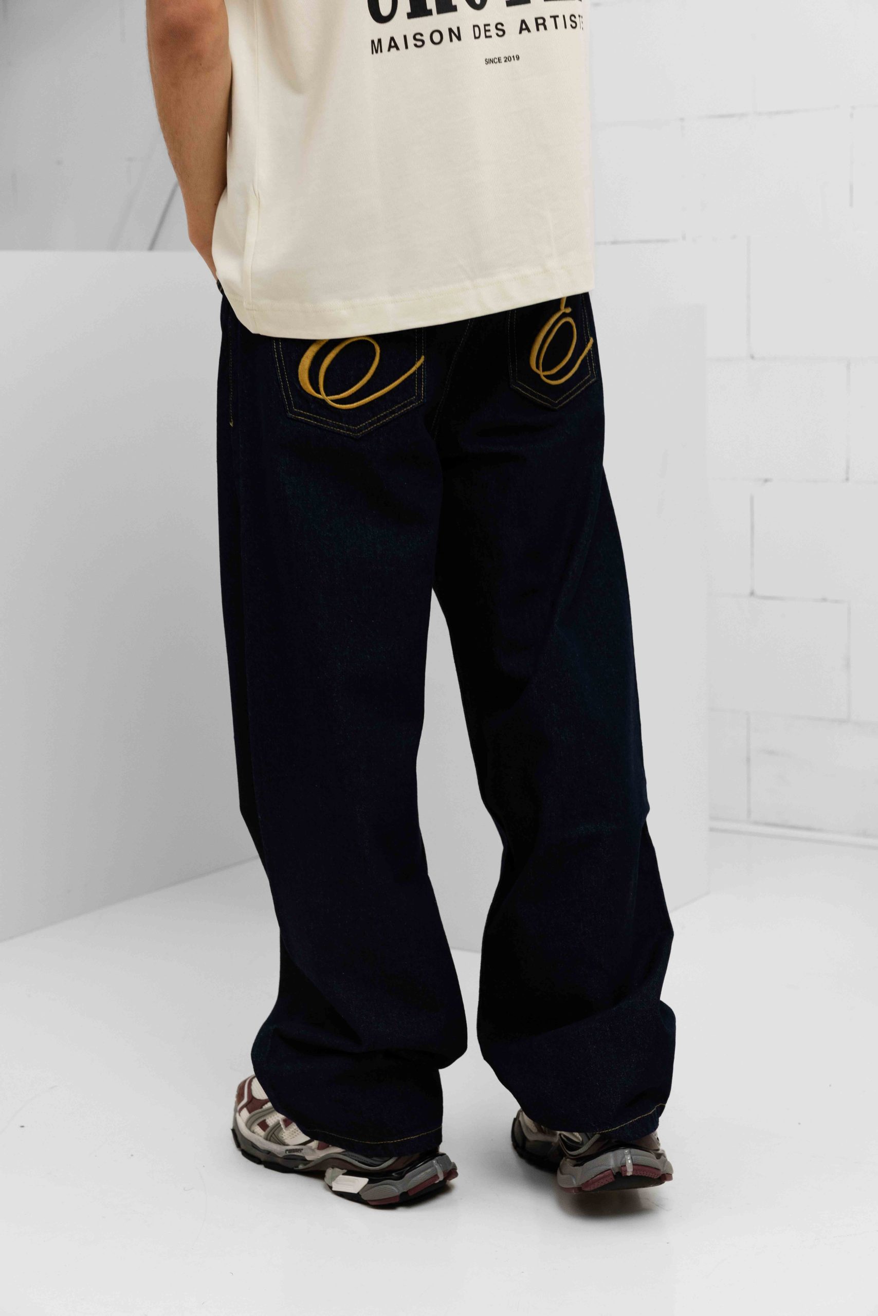 Equalité Marcus Baggy Jeans Heren Donkerblauw