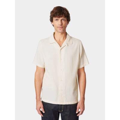 Herrenhemd Halbarm, Offwhite