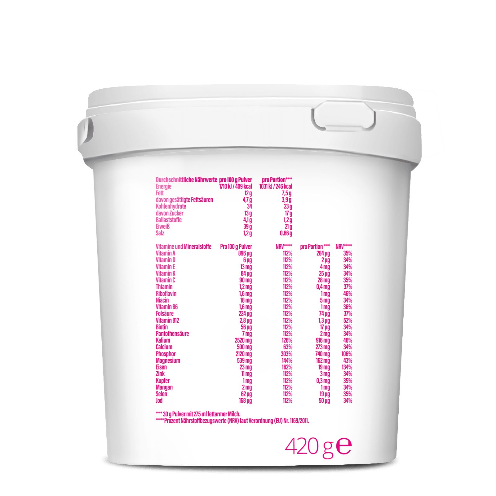 Slim Shake Mahlzeitersatz-Shake - 420g - Vanilla