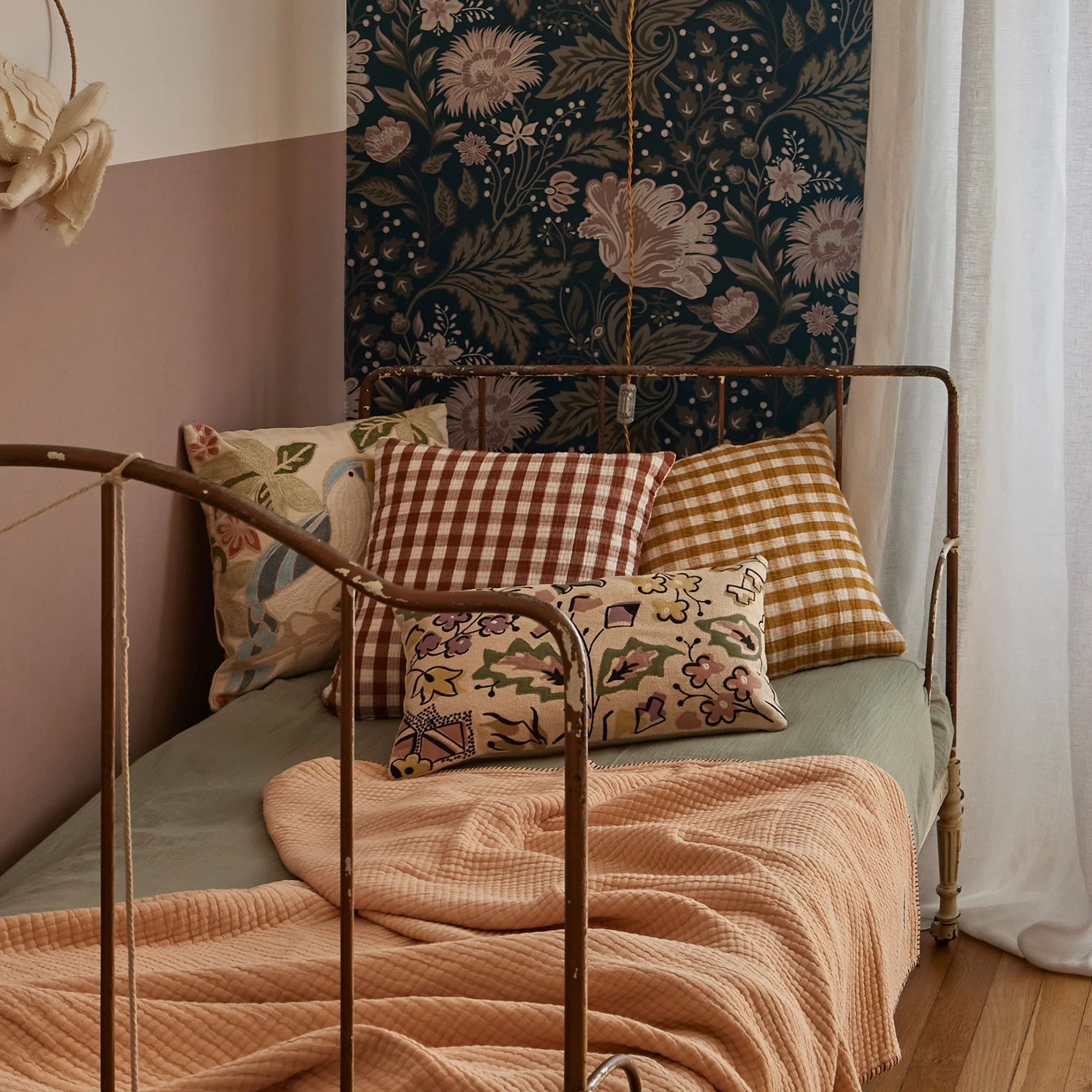 JEANIE - Housse de coussin | Marron