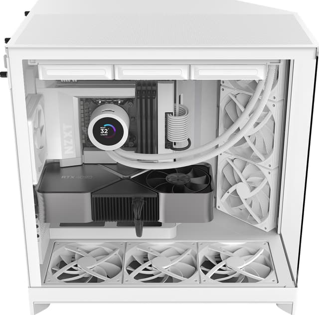 NZXT H9 Flow 2025 PC-kabinet (hvid)