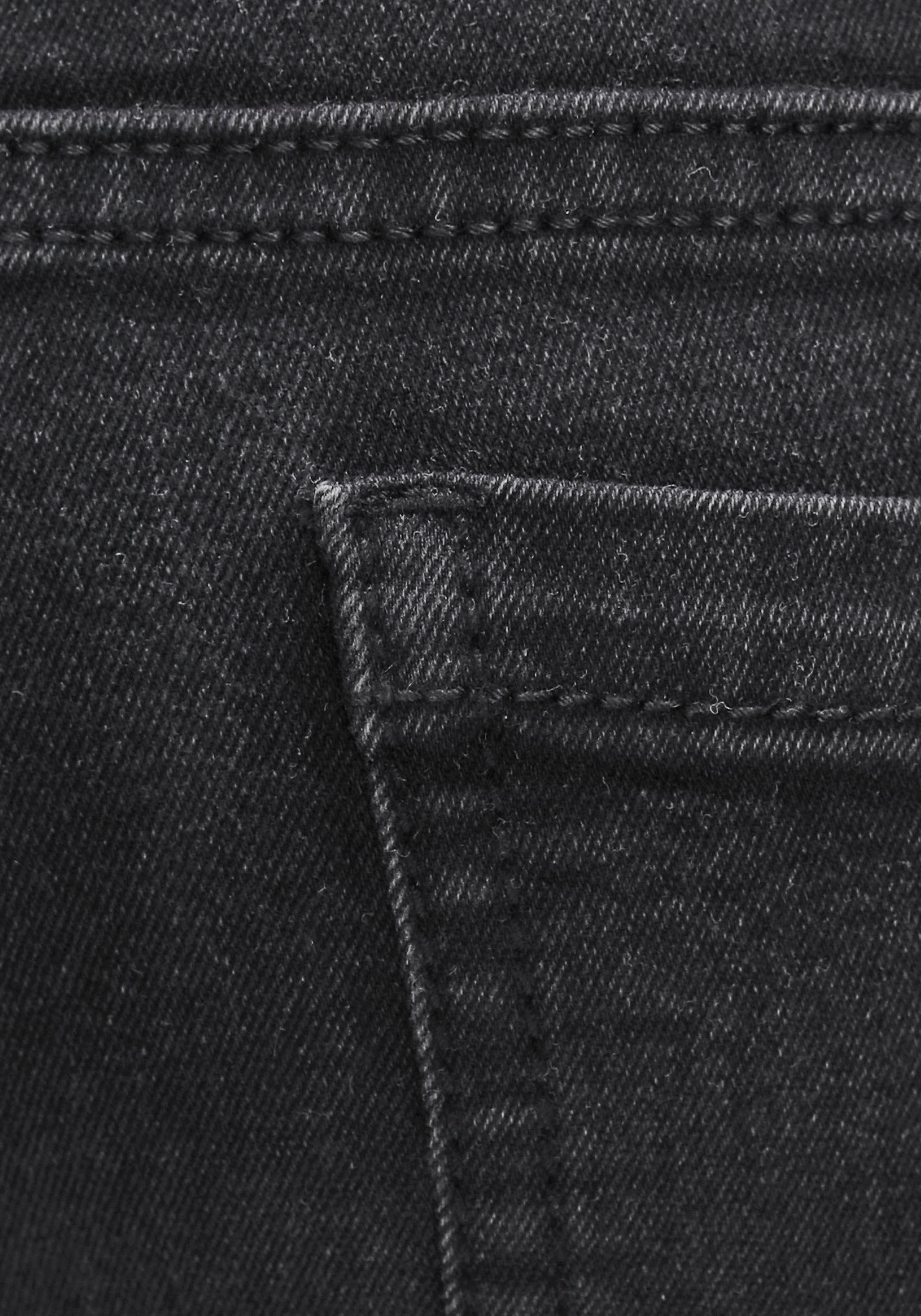 KIDSWORLD Jeansjeggings », Stetch-Jeans mit schmalem Bein«, schmale Passform,  abgesteppter Beinabschluss,  niedrige Leibhöhe