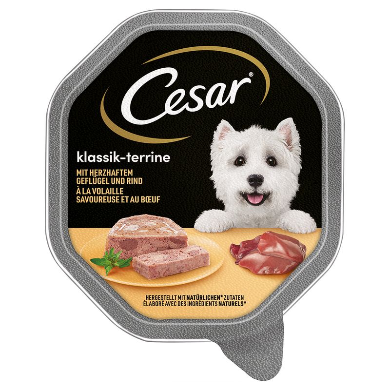 Mégapack Cesar 14 x 150 g pour chien