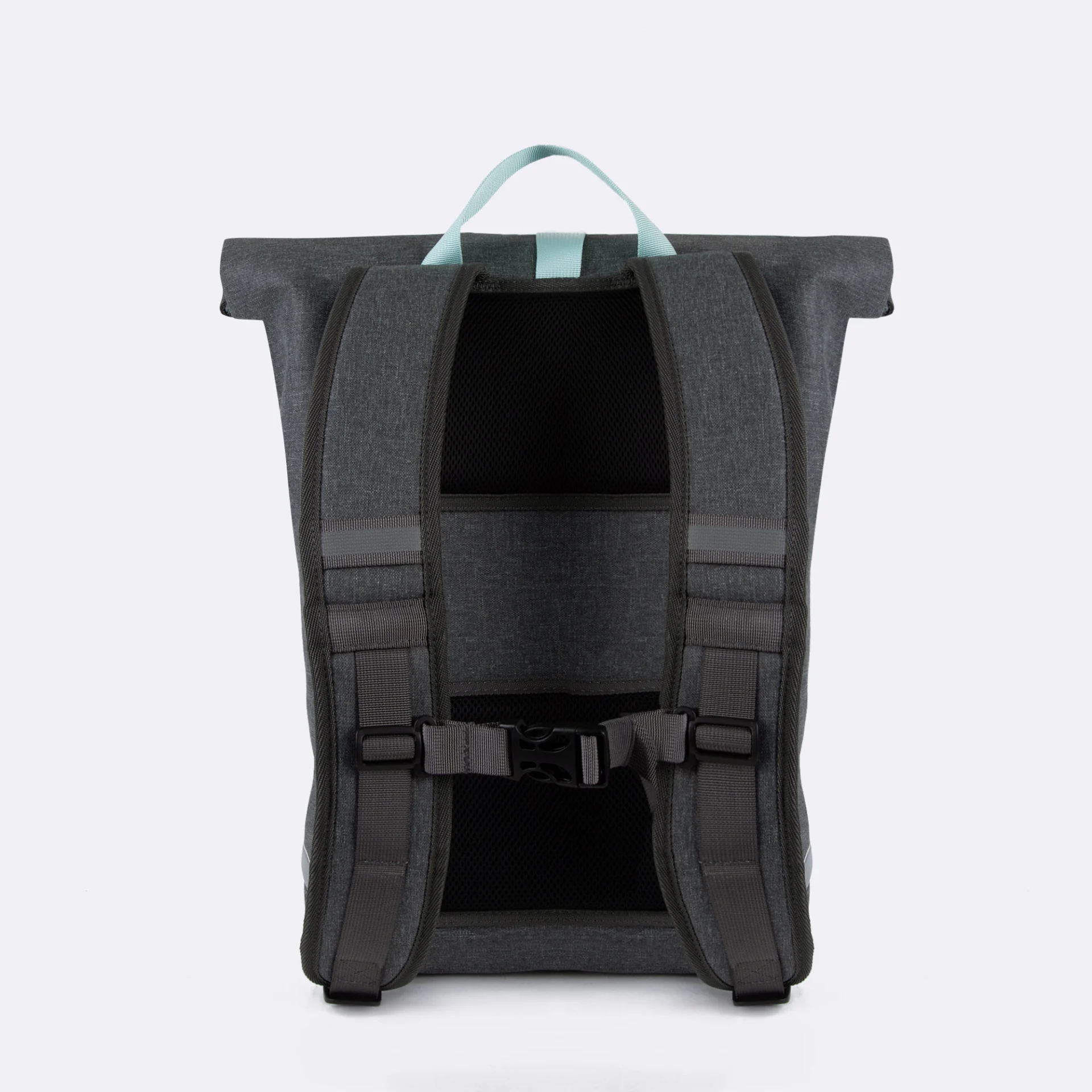 Sac à dos gris foncé vegan polyester recyclé - modèle cycling w medium