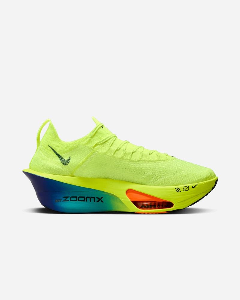 Chaussures de running Nike Alphafly Jaune & Bleu pour homme