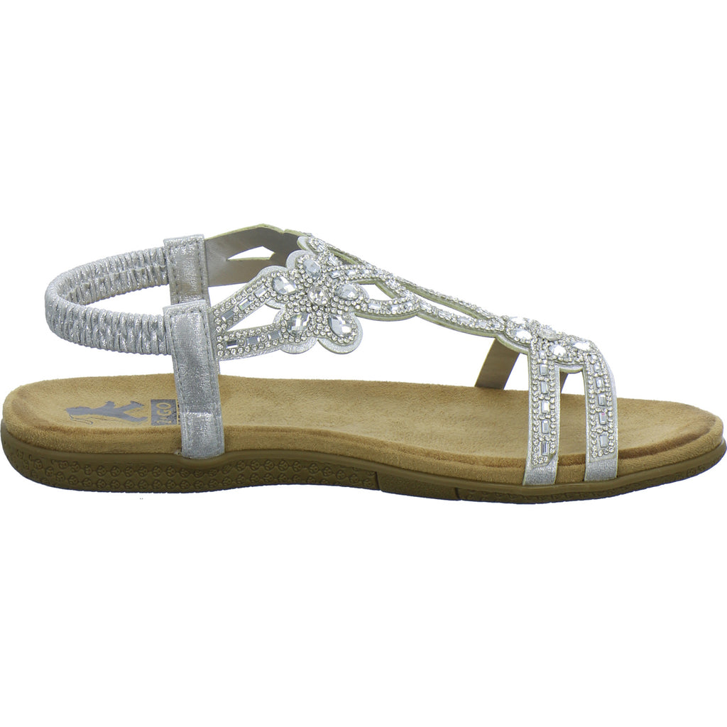 Cosmos Sandaletten Damen D1 6xD2 Silber