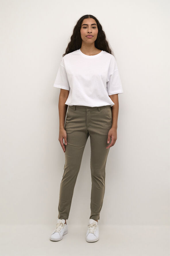 Kaffe KAlea 7/8 Chino Pant Major brown