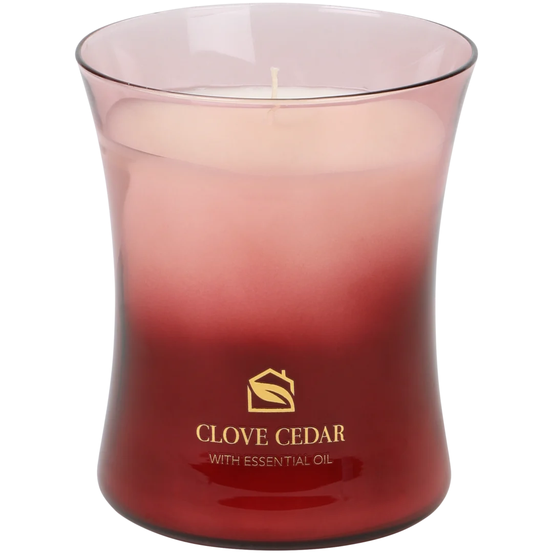 Bougie parfumée dans un verre
