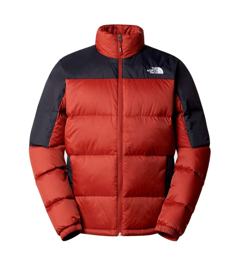 Jaqueta de plumas The North Face Diablo vermelha, preta