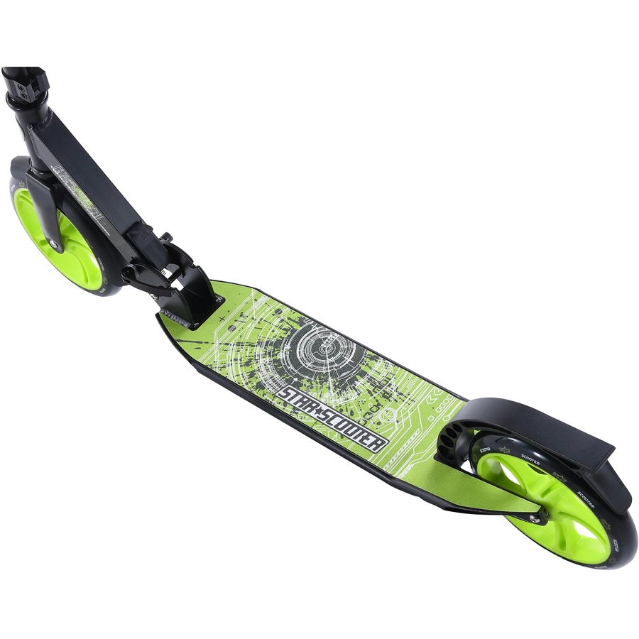 Star Scooter Roller 205mm Cruiser schwarz, grün