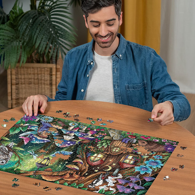 Puslespill In The Magical Forest 1000 brikker, Ravensburger