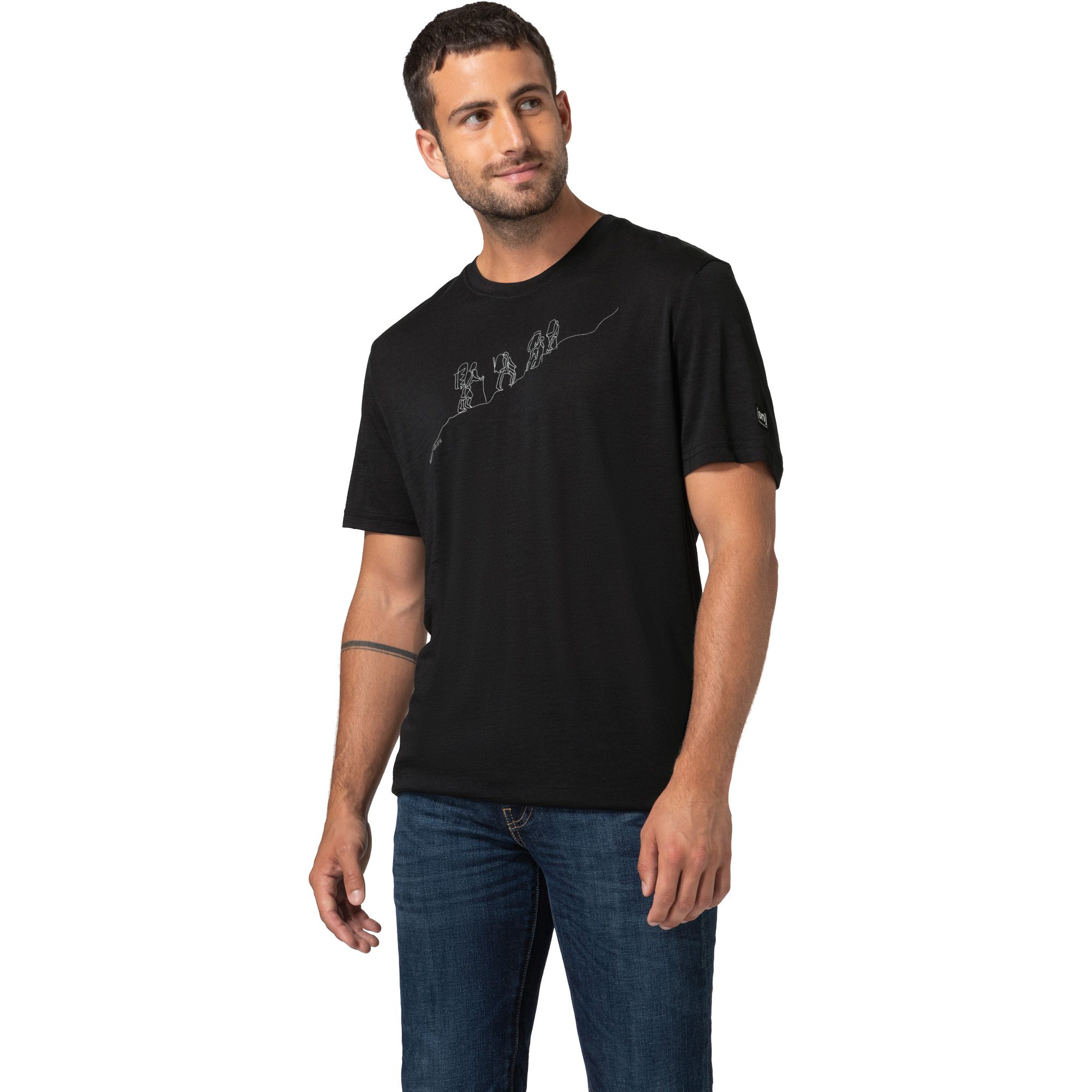 super.natural Hiking T-Shirt Herren jet black
