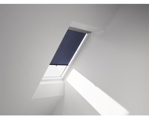 VELUX privacy rolgordijn, blauw, met montageclips RHL CK00 9050