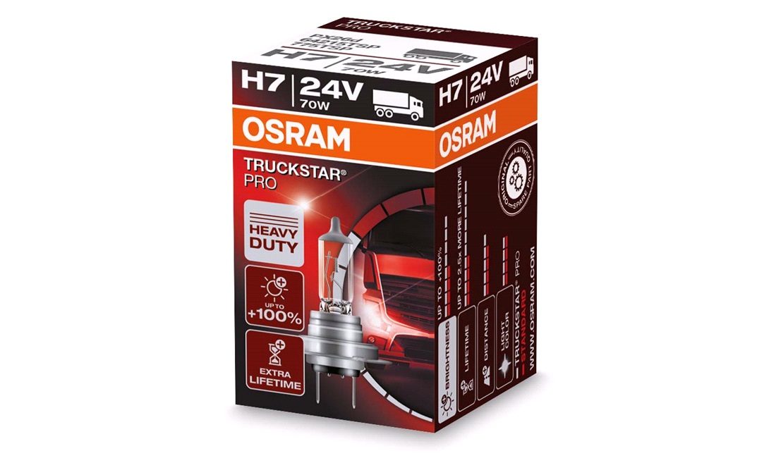 Pære H7 Truckstar Pro 24V - Osram