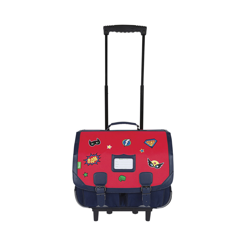 Cartable trolley Tristan bicolore