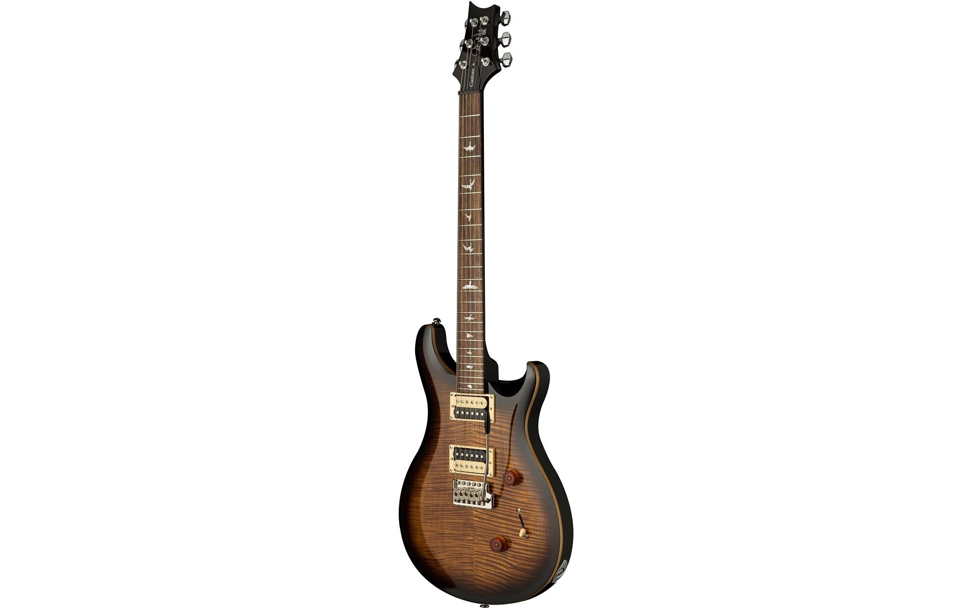 E-Gitarre SE Custom 24 – Black Gold Bust<br>Moderne Auflage eines klassischen Gitarrenmodells