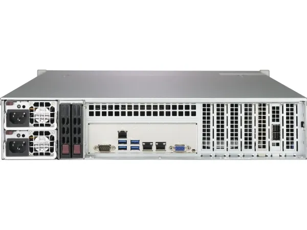Supermicro SC213 BAC8-R1K23LPB - Rack-monterbar 2U - udvidet ATX - SATA/SAS - hot-swap 1200 Watt - sort