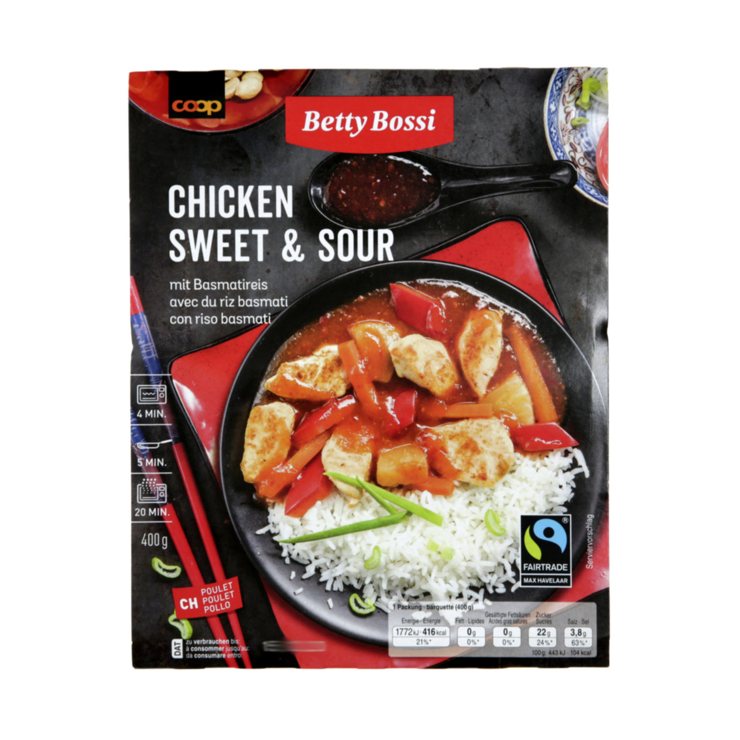 Betty Bossi Fairtrade Chicken Sweet & Sour