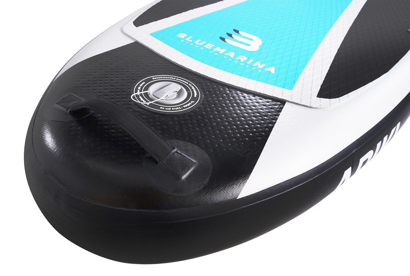 Bluemarina SUP Board Ariki, Stand Up Paddle aufblasbar mit Paddel, Pumpe, Rucksack, 5J Garantie (325x86x15cm / 10'8