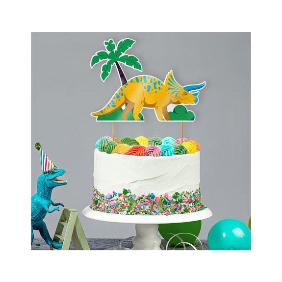 2 décorations de gâteau dinosaure