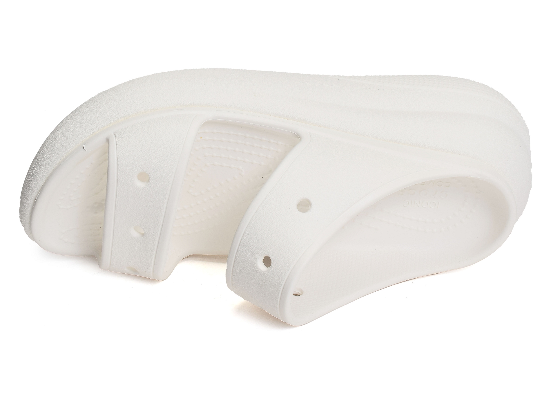Classic cruch sandal blanc