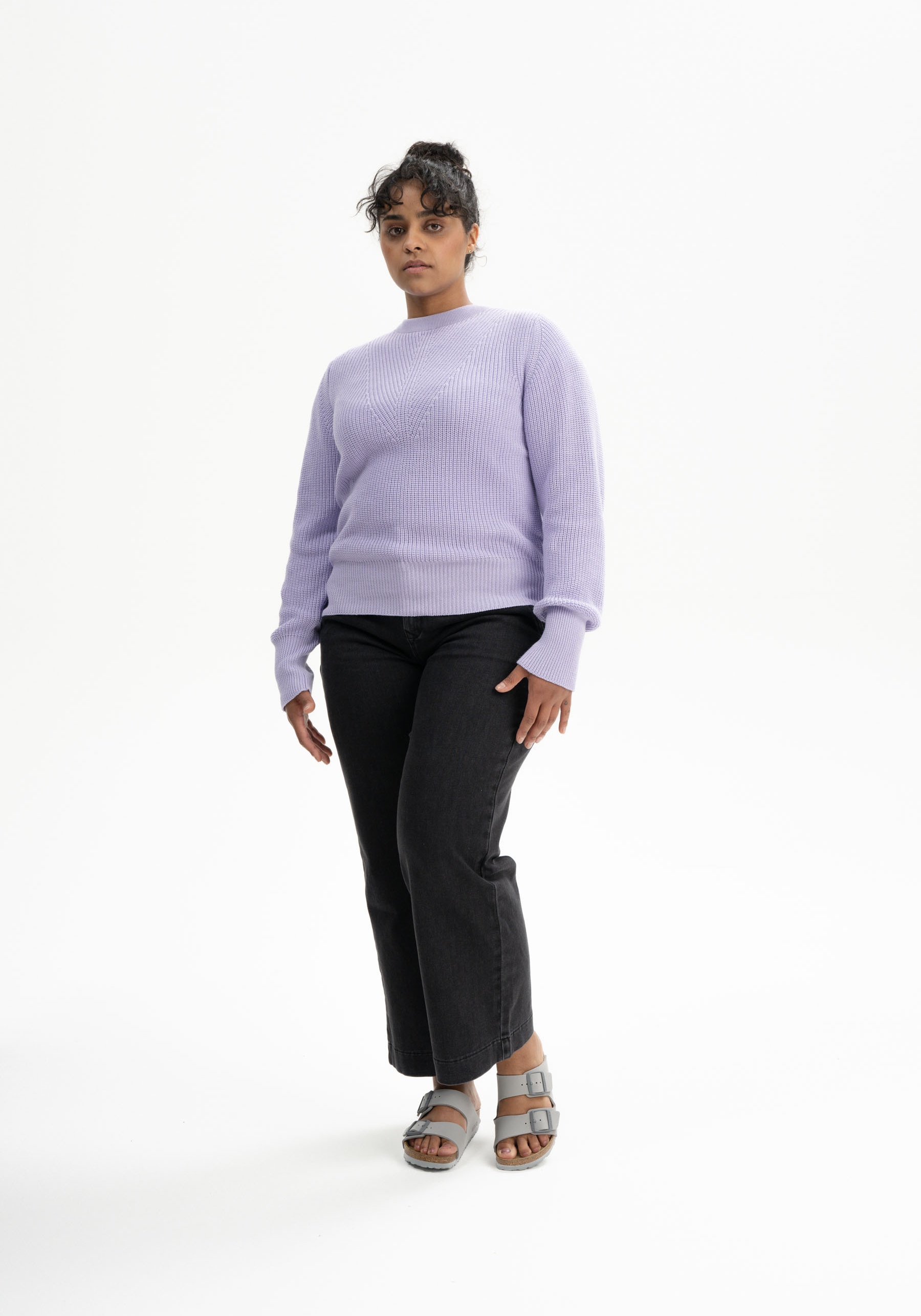 Mela Strickpullover Gauri Krokus