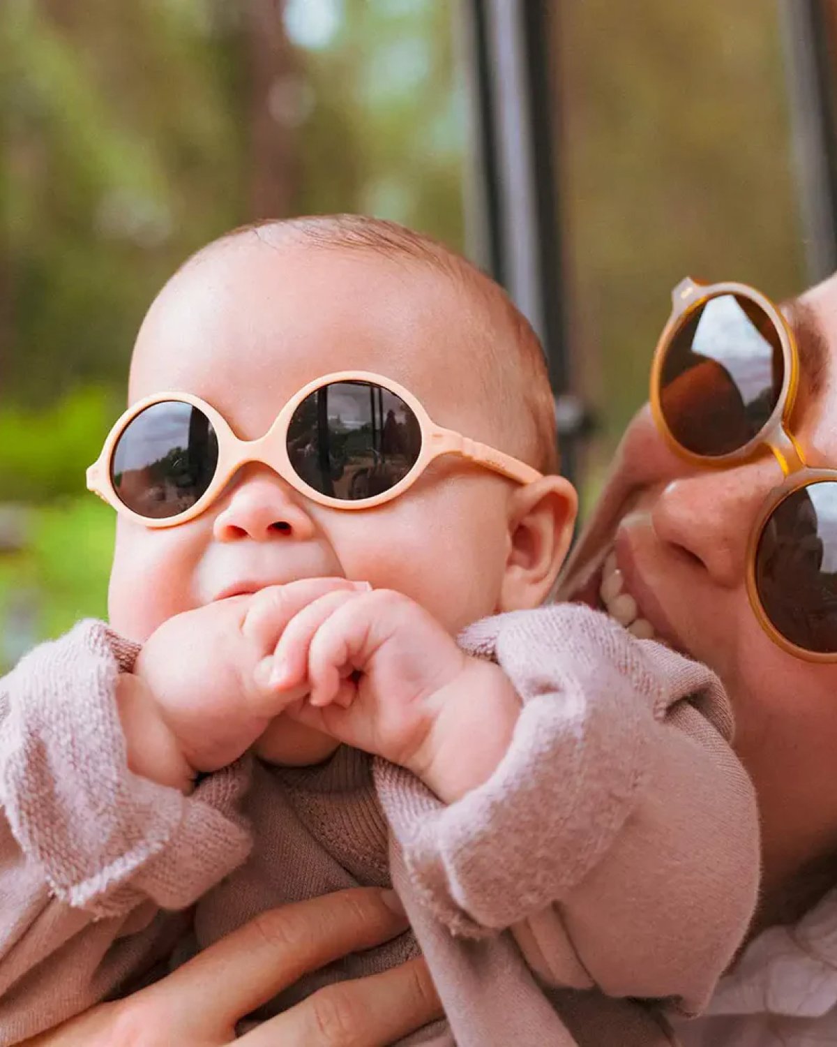 Solbriller Baby 0-1år – Fleksible & Uknuselig – Reversible 2i1 Størrelse | Diabola 2.0