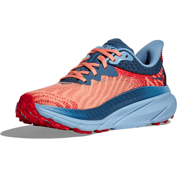 Chaussure trail HOKA ONE ONE CHALLENGER ATR 7 W PAPAYA / REAL TEAL