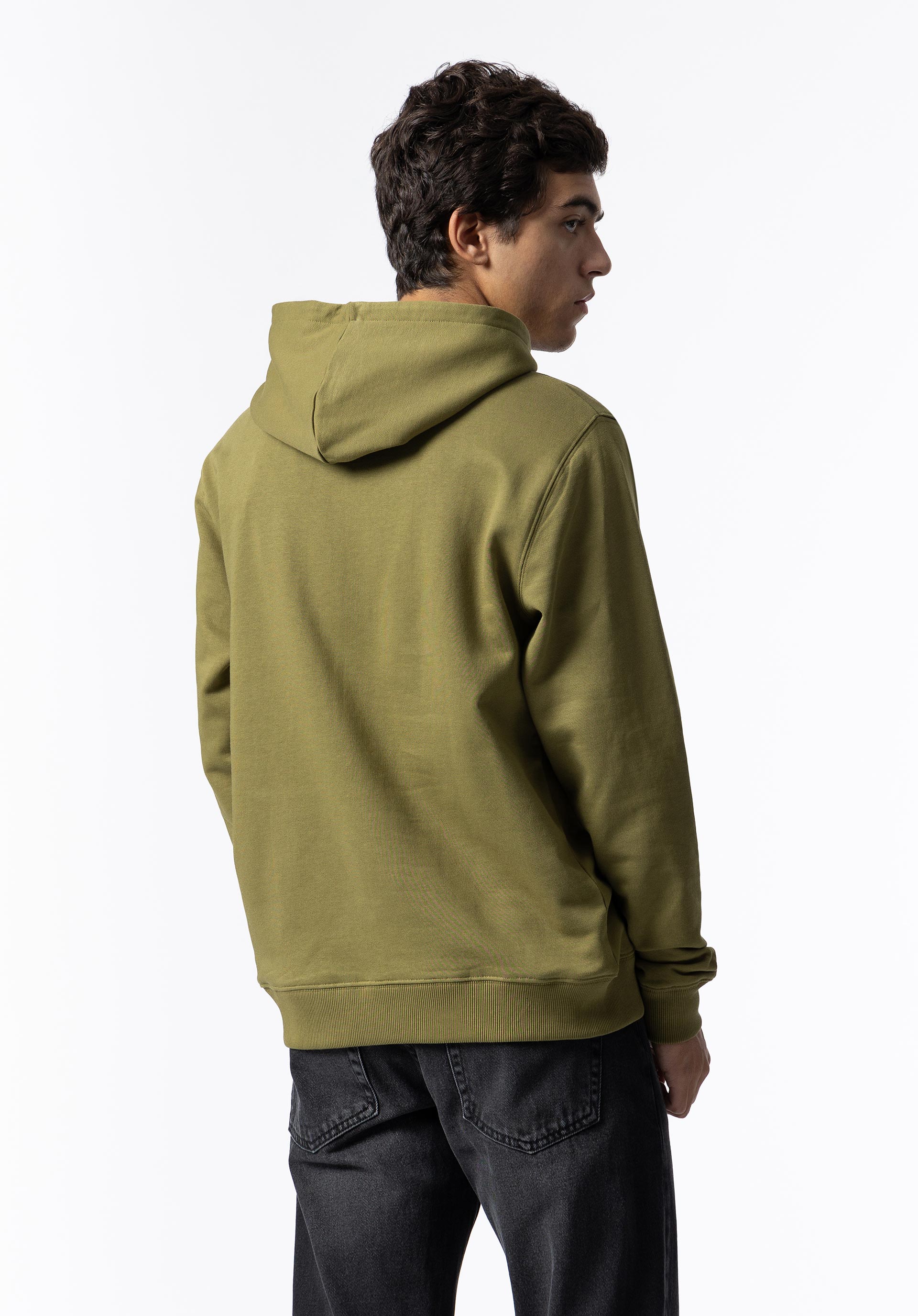 Hoodie com Estampado e Bordado Frontal