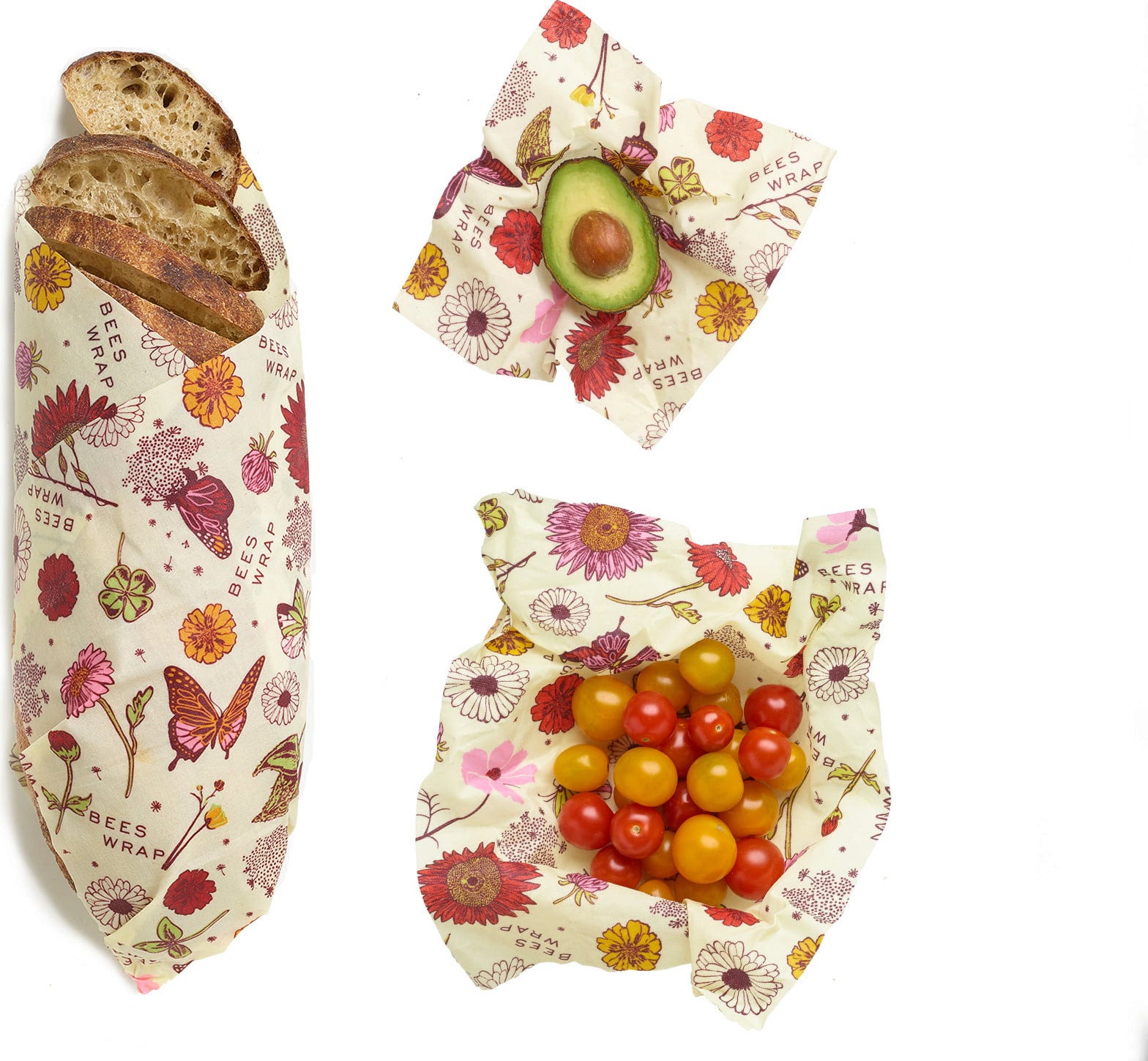 Bee's Wrap  Veganes Wachstuch 3er Set