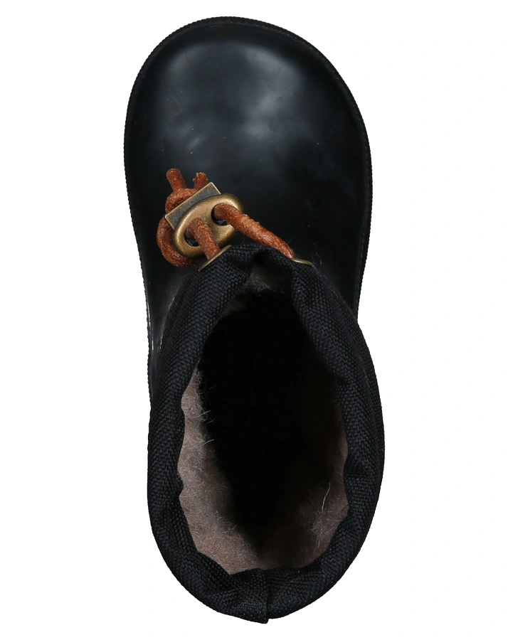Gummistiefel WINTER THERMO gefüttert in schwarz