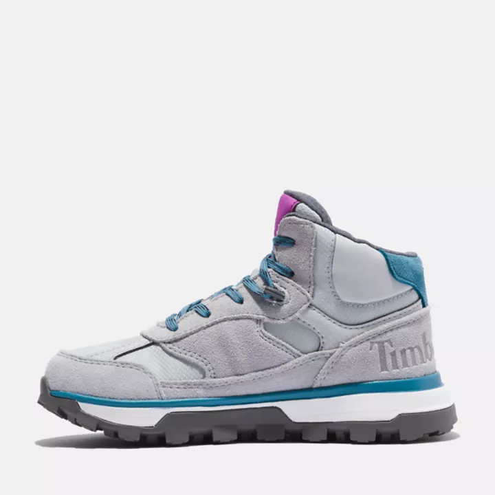 Chaussures de randonnée montantes Trail Trekker pour enfant en gris clair