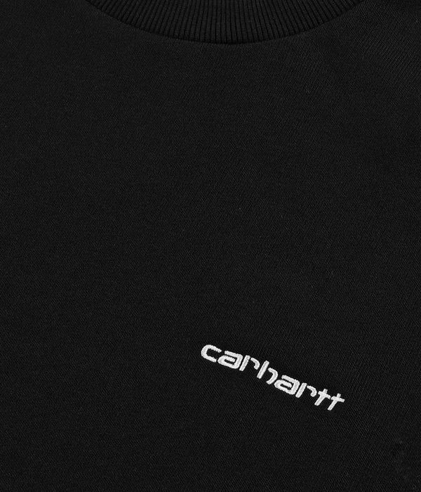 Carhartt WIP Script Embroidery Sweatshirt (black white)