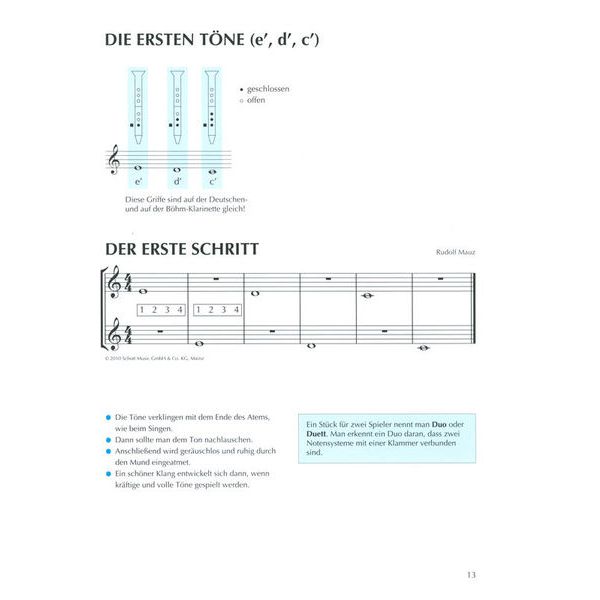 Schott Klarinette Spielen Hobby 1