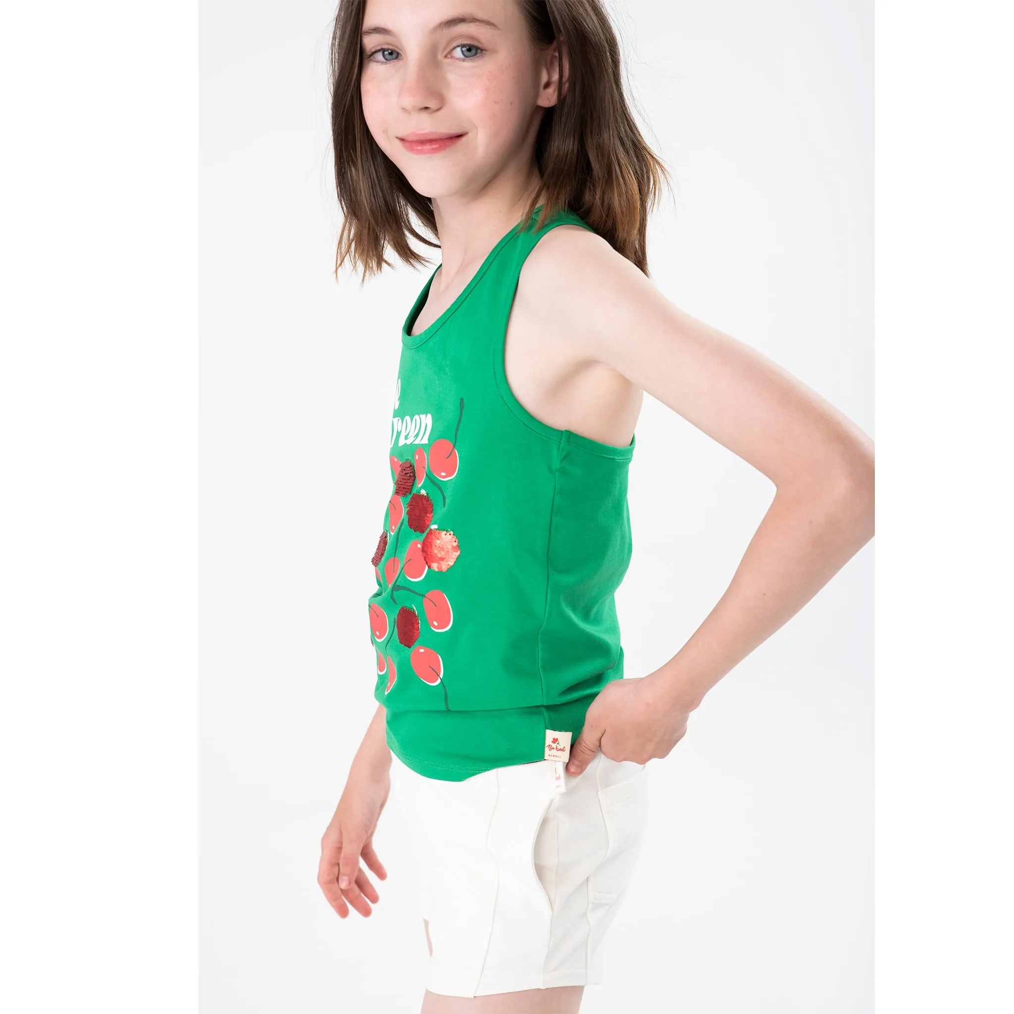 Boboli Camisole Cerises Fleurs 4-8ans