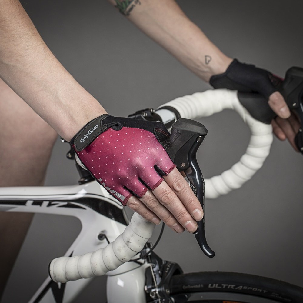 GripGrab Rouleur cykelhandsker til kvinder lilla