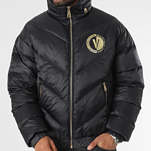 Doudoune Capuche 75GAUD05 Noir Doré