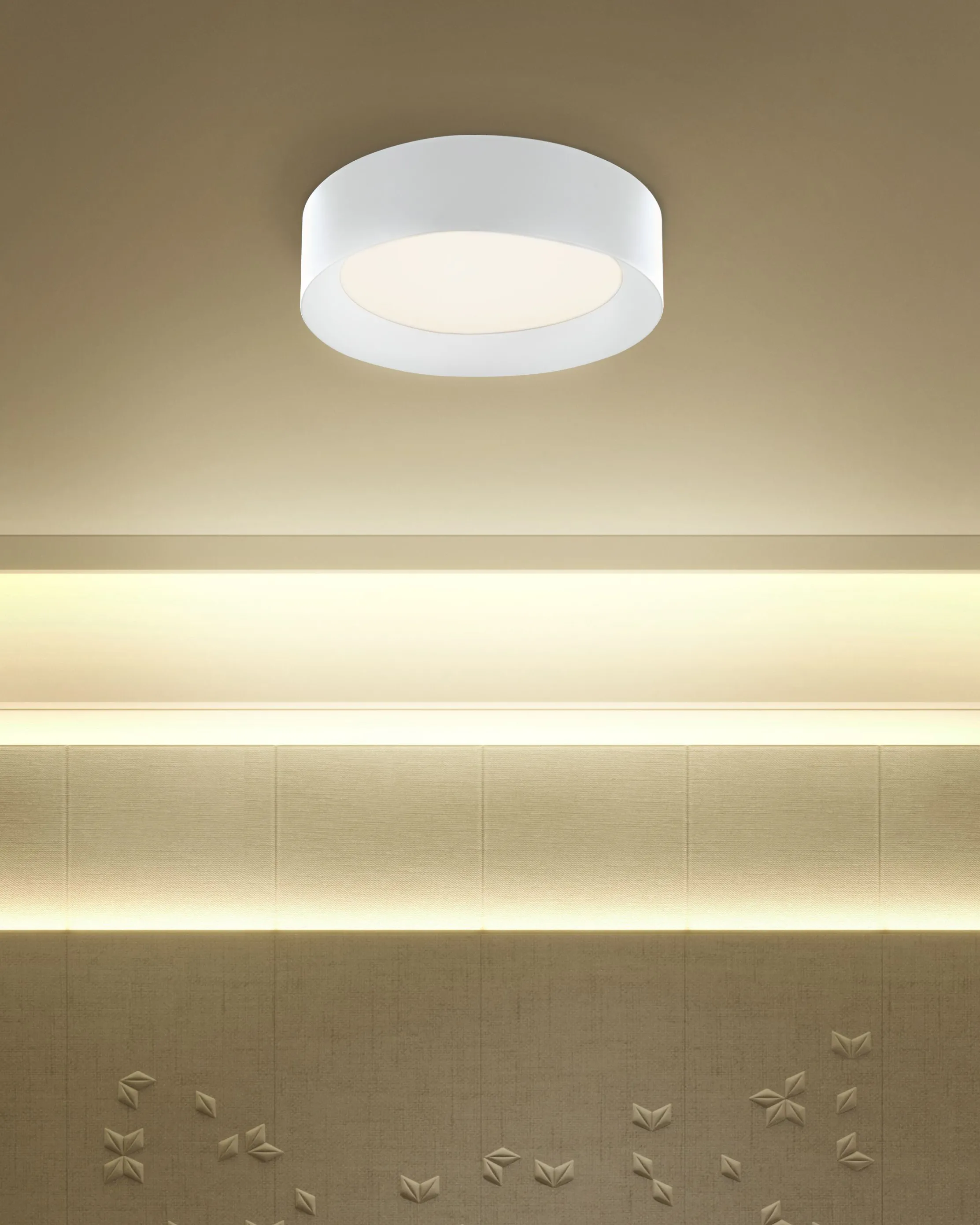 LED plafondlamp LOEI Metaal Wit