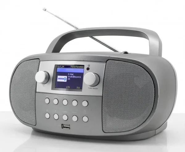 Soundmaster SCD7600TI, Analog & digital, DAB ,FM, Afspiller, CD,CD-R,CD-RW, 4 W, LCD
