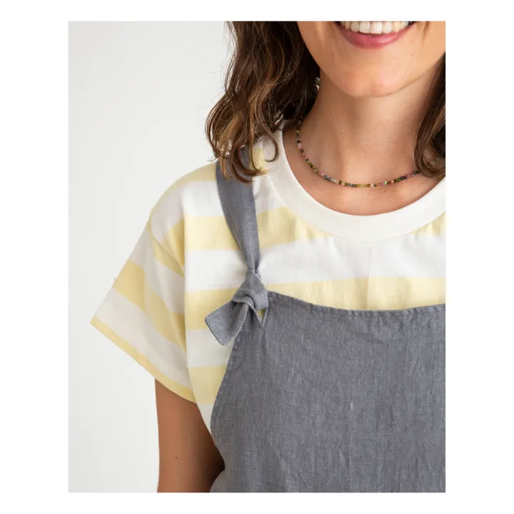 Matona Salopette Lin | Gris bleuté
