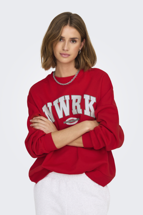 Only rode dames sweater