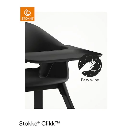 Stokke® Clikk™ chaise haute   Black Natural        de               Stokke®