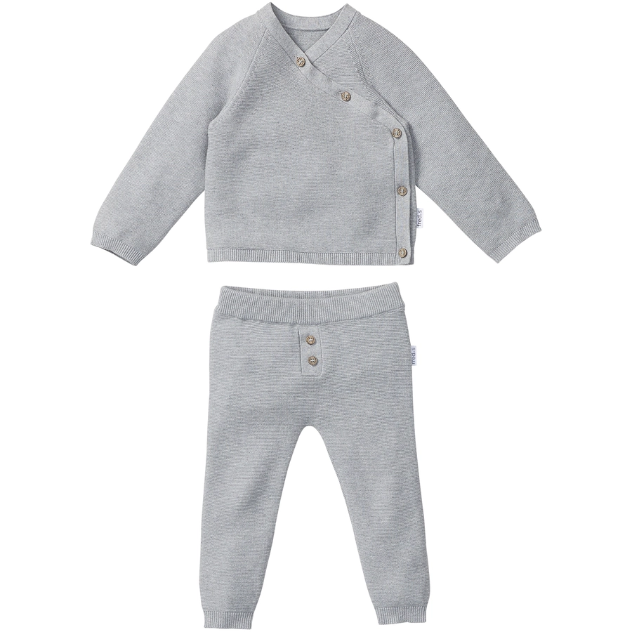 Fred's Mehrteilige Kinderbekleidung FREDS Strickset grau mel