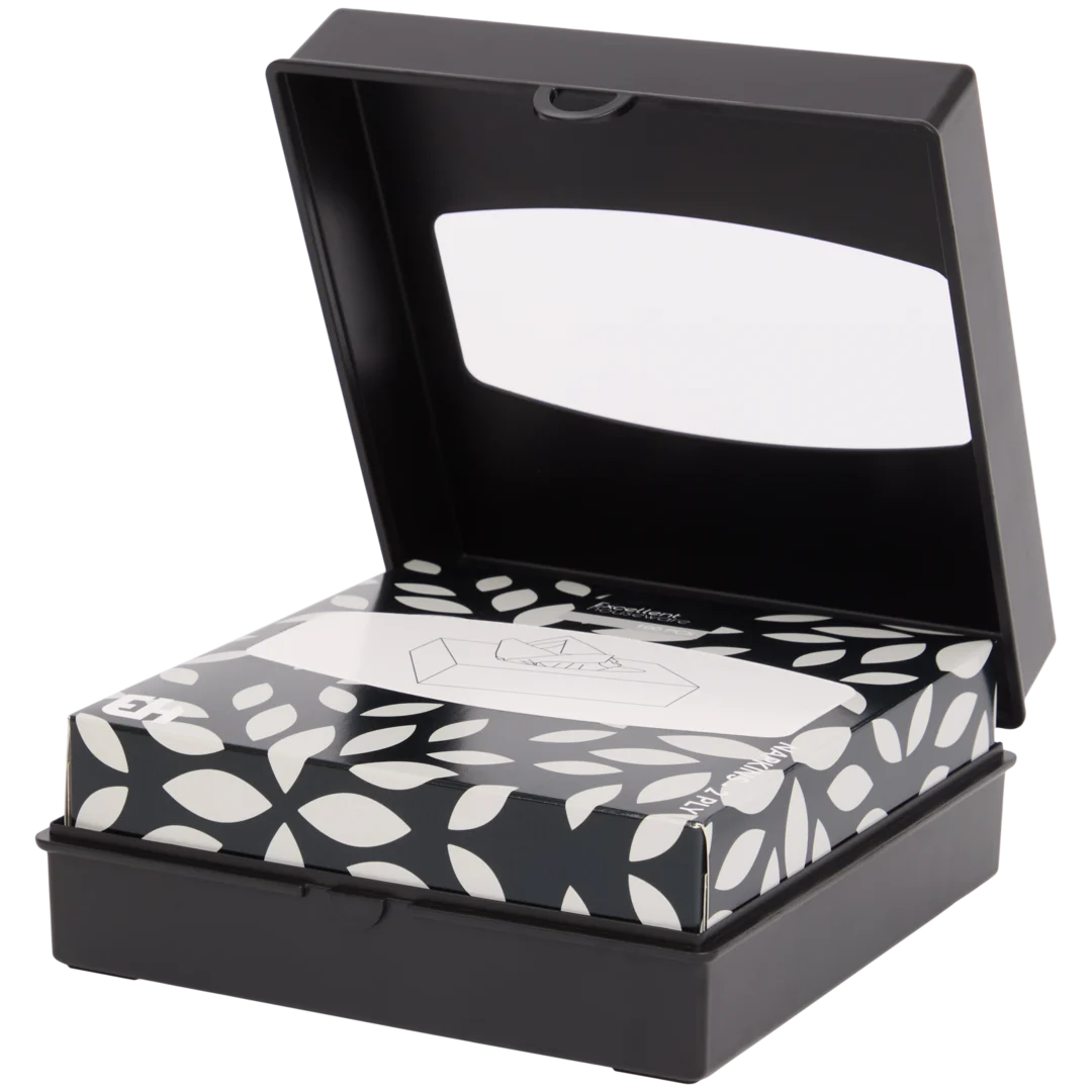 Servettenhouder met servetten Diverse kleuren