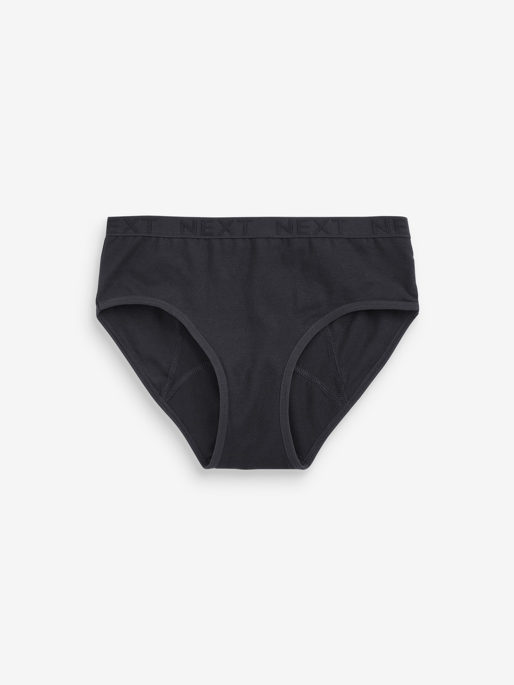 Monochroom - Verpakking van 2 menstruatieonderbroeken voor hevige menstruatie (7 - 16 jr)