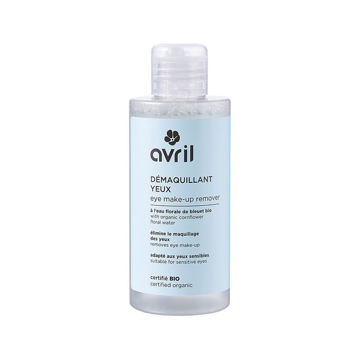 Demaquillant yeux a l'eau florale de bleuet bio 150ml Avril