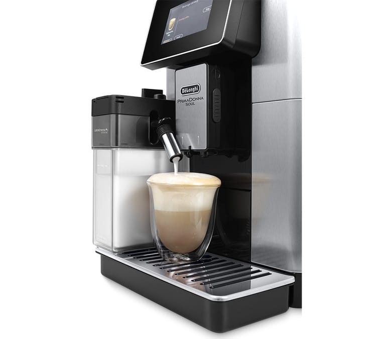 DELONGHI Primadonna Soul ECAM 610.75.MB Carafe à café + Mug Contigo OFFERT Garantie 5 ans Coloris:Argent